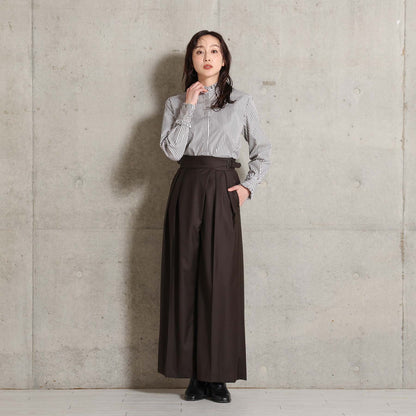 2026AW【10月下旬お届け予定】 F-PT-12「Super140’s Luxe Wool」Gurkha wrap trousers【全2色】