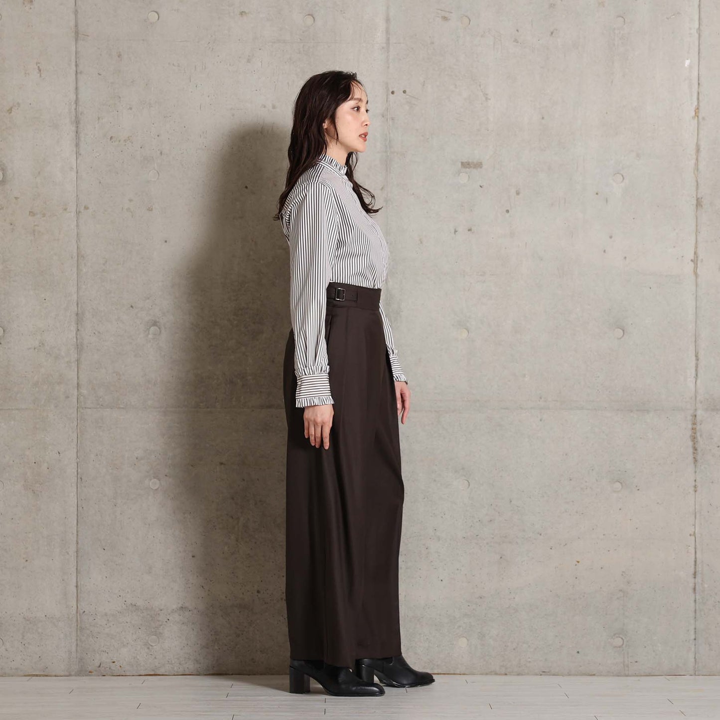 2026AW【10月下旬お届け予定】 F-PT-12「Super140’s Luxe Wool」Gurkha wrap trousers【全2色】