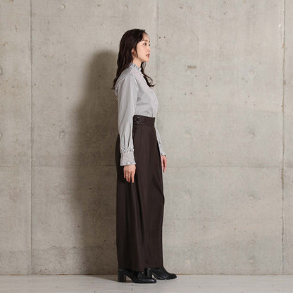 2026AW【10月下旬お届け予定】 F-PT-12「Super140’s Luxe Wool」Gurkha wrap trousers【全2色】