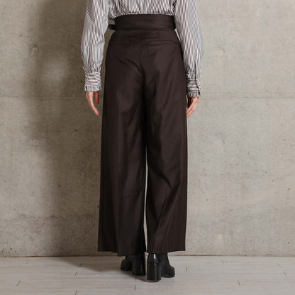 2026AW【10月下旬お届け予定】 F-PT-12「Super140’s Luxe Wool」Gurkha wrap trousers【全2色】