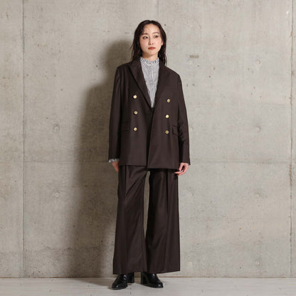 2026AW【10月下旬お届け予定】 F-PT-12「Super140’s Luxe Wool」Gurkha wrap trousers【全2色】
