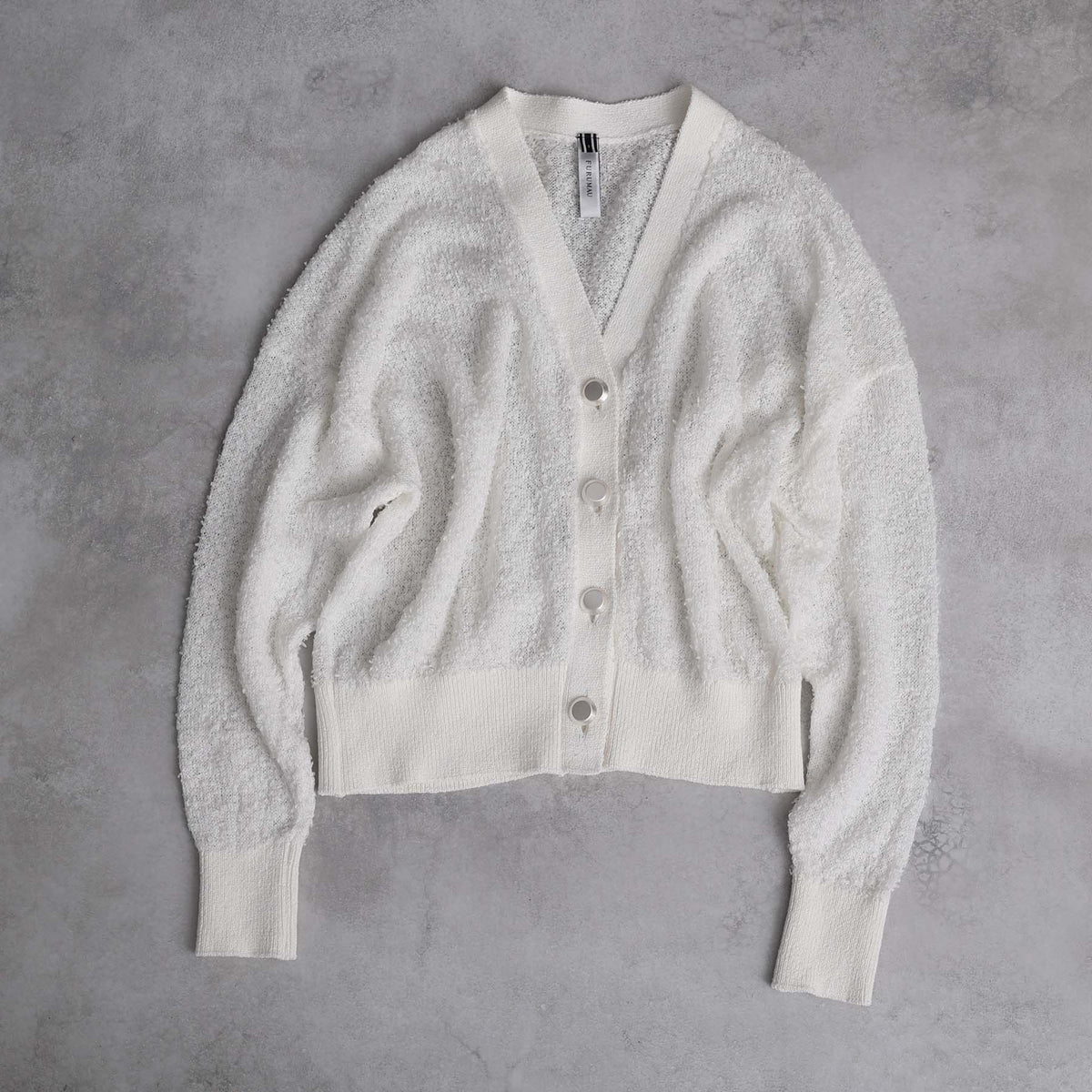 C-BL-83 Robin flower blouse WHITE