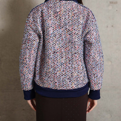 C-BL-83 Robin flower blouse WHITE