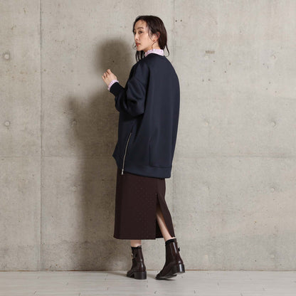 2026AW【11月中旬お届け予定】 F-CS-10「Structured Knit」Side zip tops【全4色】