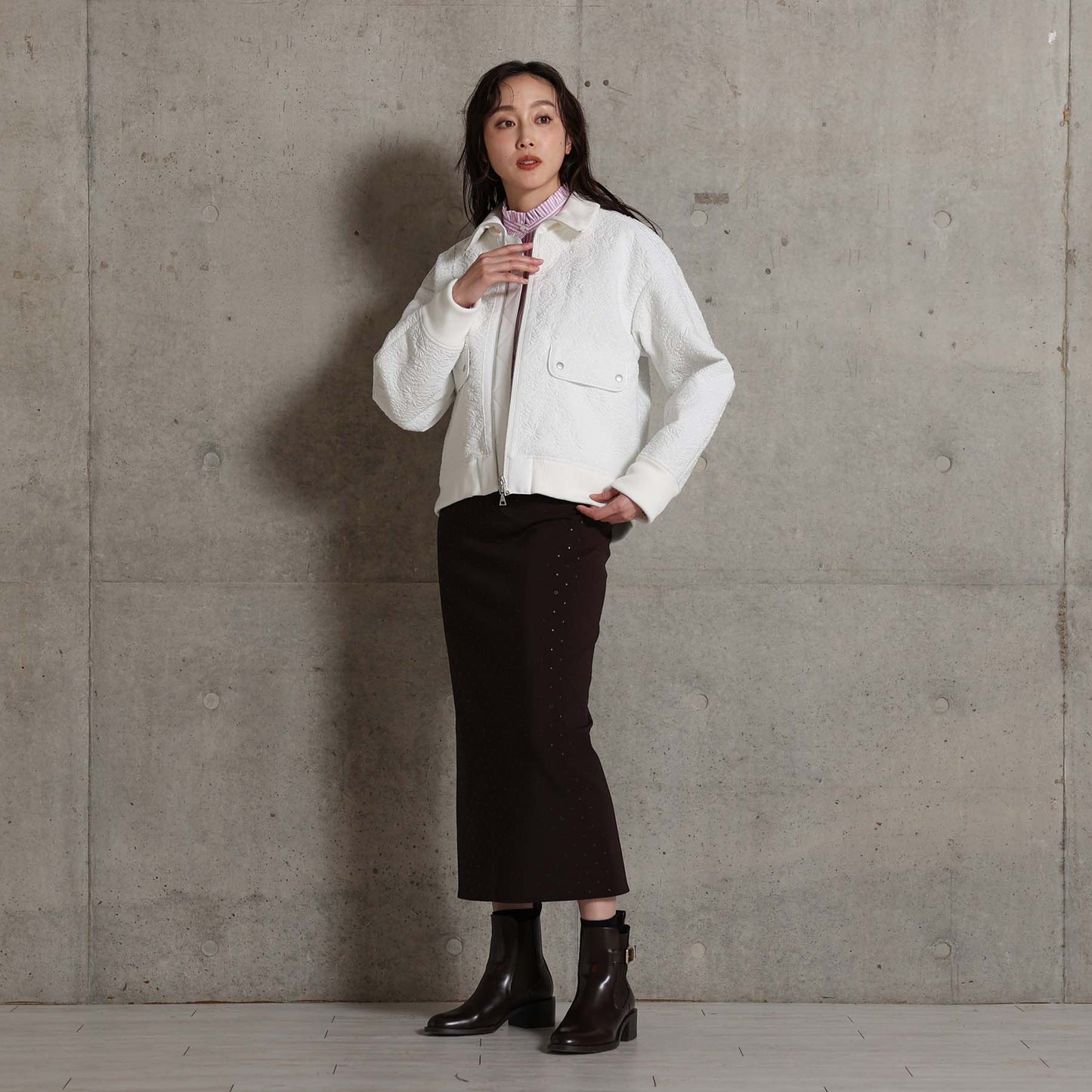 2026AW【11月下旬お届け予定】 F-JK-14「Boutis Relief」Flight jacket【全3色】