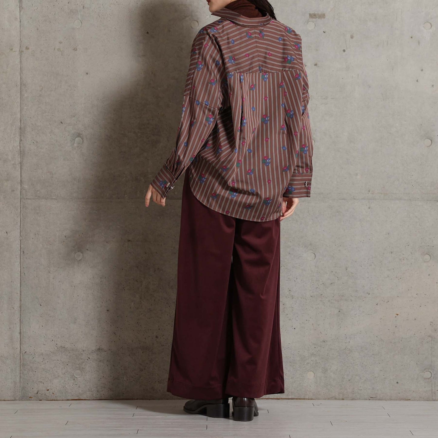2026AW【10月下旬お届け予定】 F-SH-05「Robin stripe」Cuff links shirt【全3色】