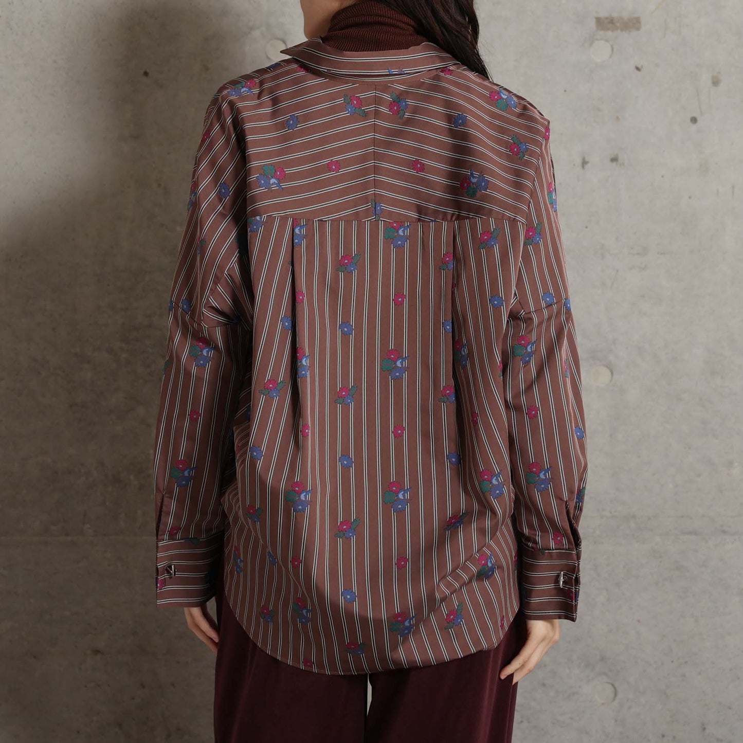 2026AW【10月下旬お届け予定】 F-SH-05「Robin stripe」Cuff links shirt【全3色】