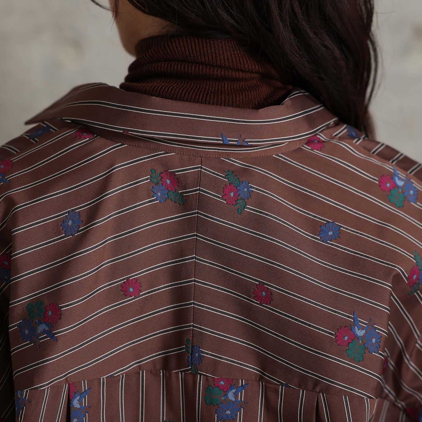 2026AW【10月下旬お届け予定】 F-SH-05「Robin stripe」Cuff links shirt【全3色】