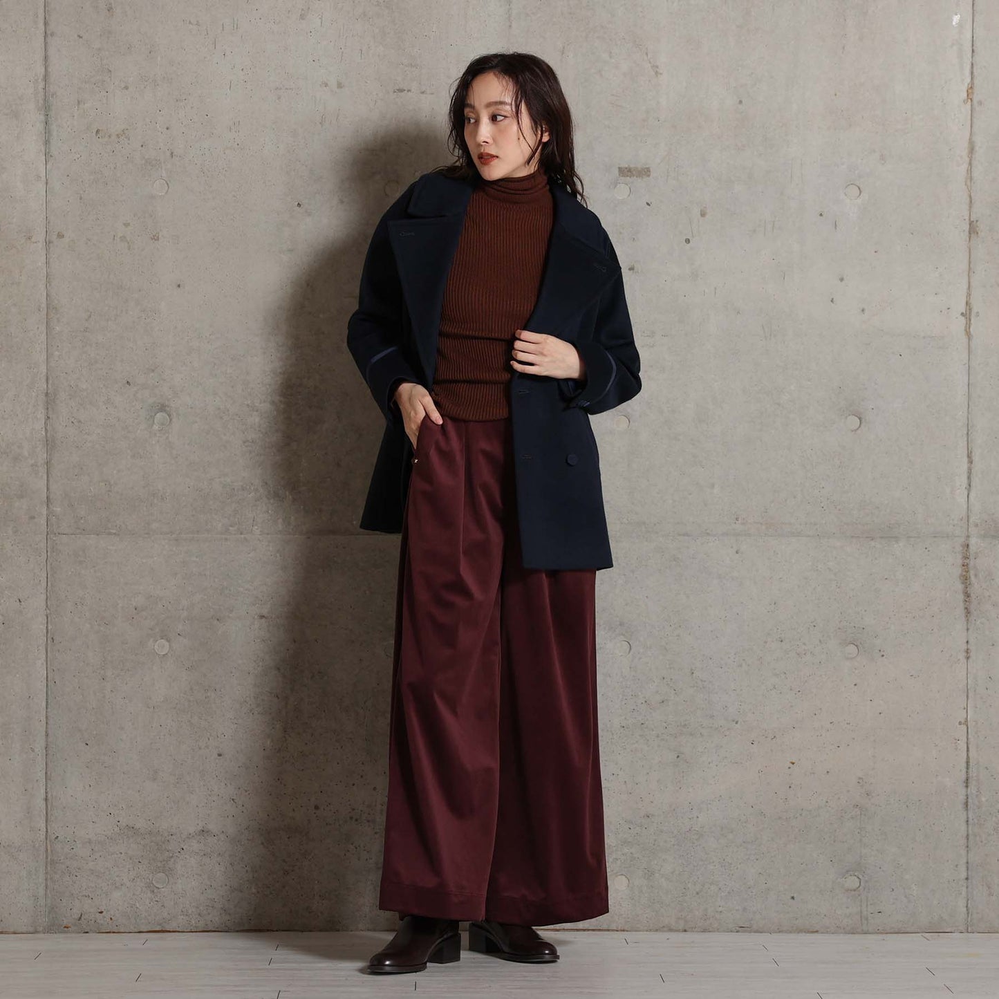 2026AW【11月中旬お届け予定】 F-JK-17「Pure cashmere」Pea jacket【全3色】