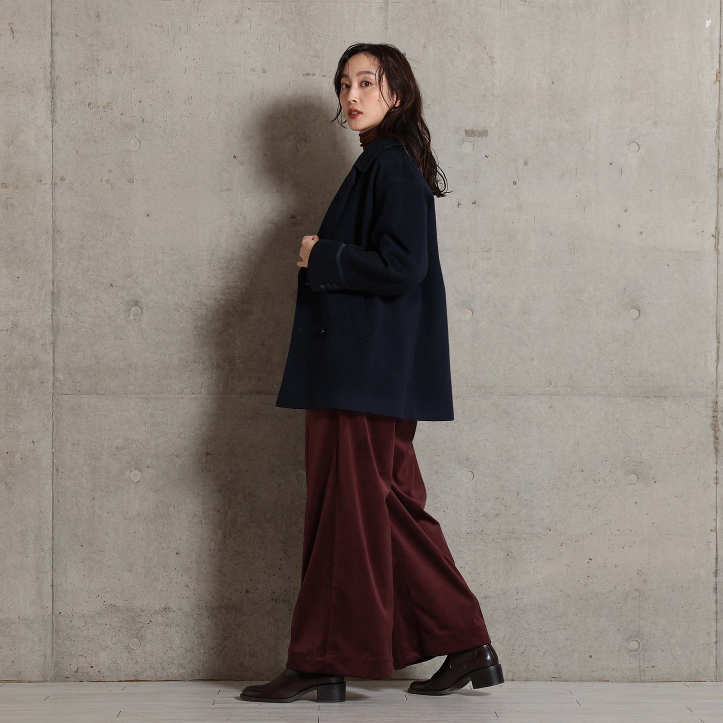 2026AW【11月中旬お届け予定】 F-JK-17「Pure cashmere」Pea jacket【全3色】