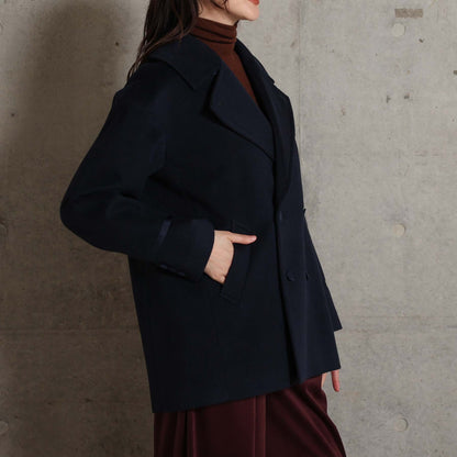 2026AW【11月中旬お届け予定】 F-JK-17「Pure cashmere」Pea jacket【全3色】