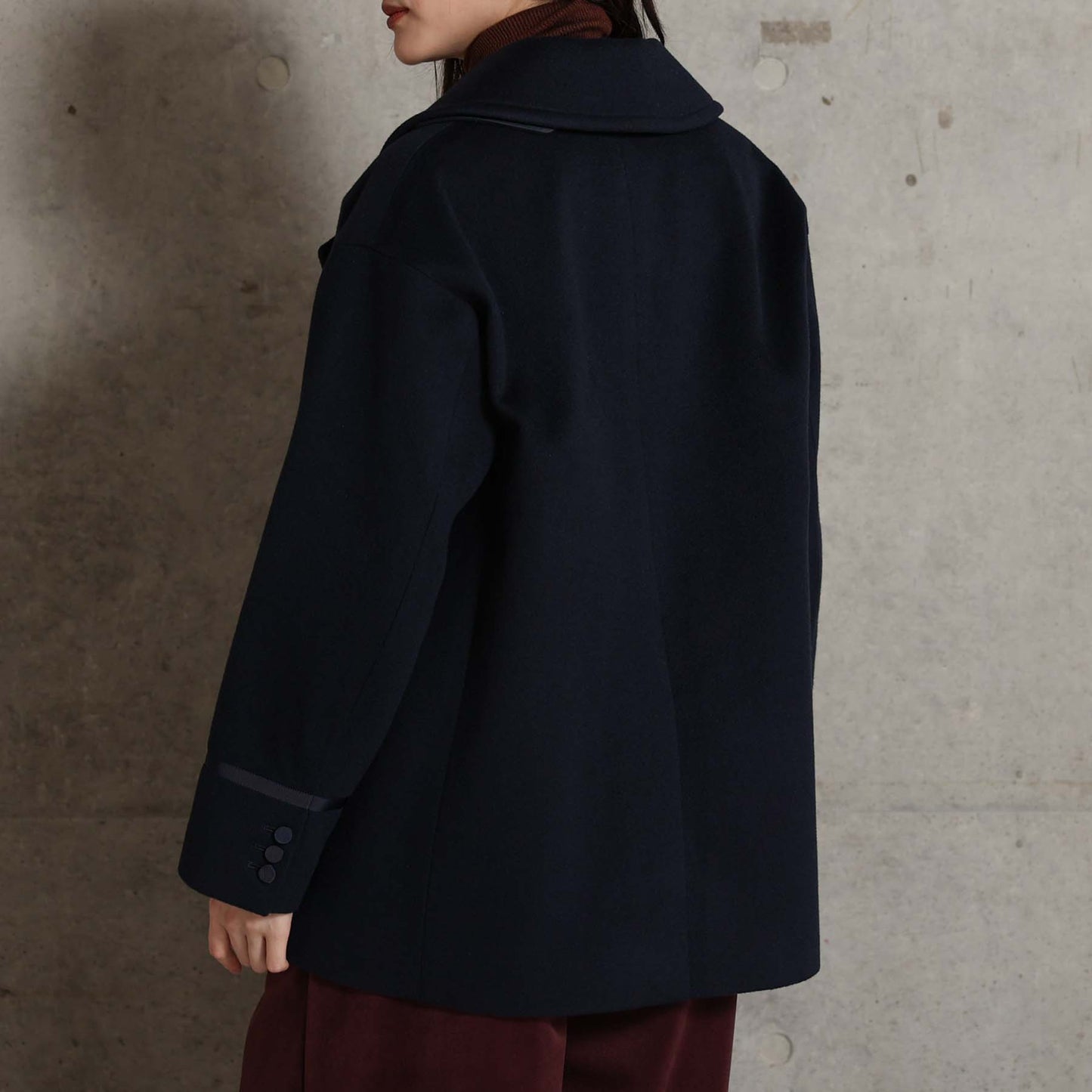 2026AW【11月中旬お届け予定】 F-JK-17「Pure cashmere」Pea jacket【全3色】