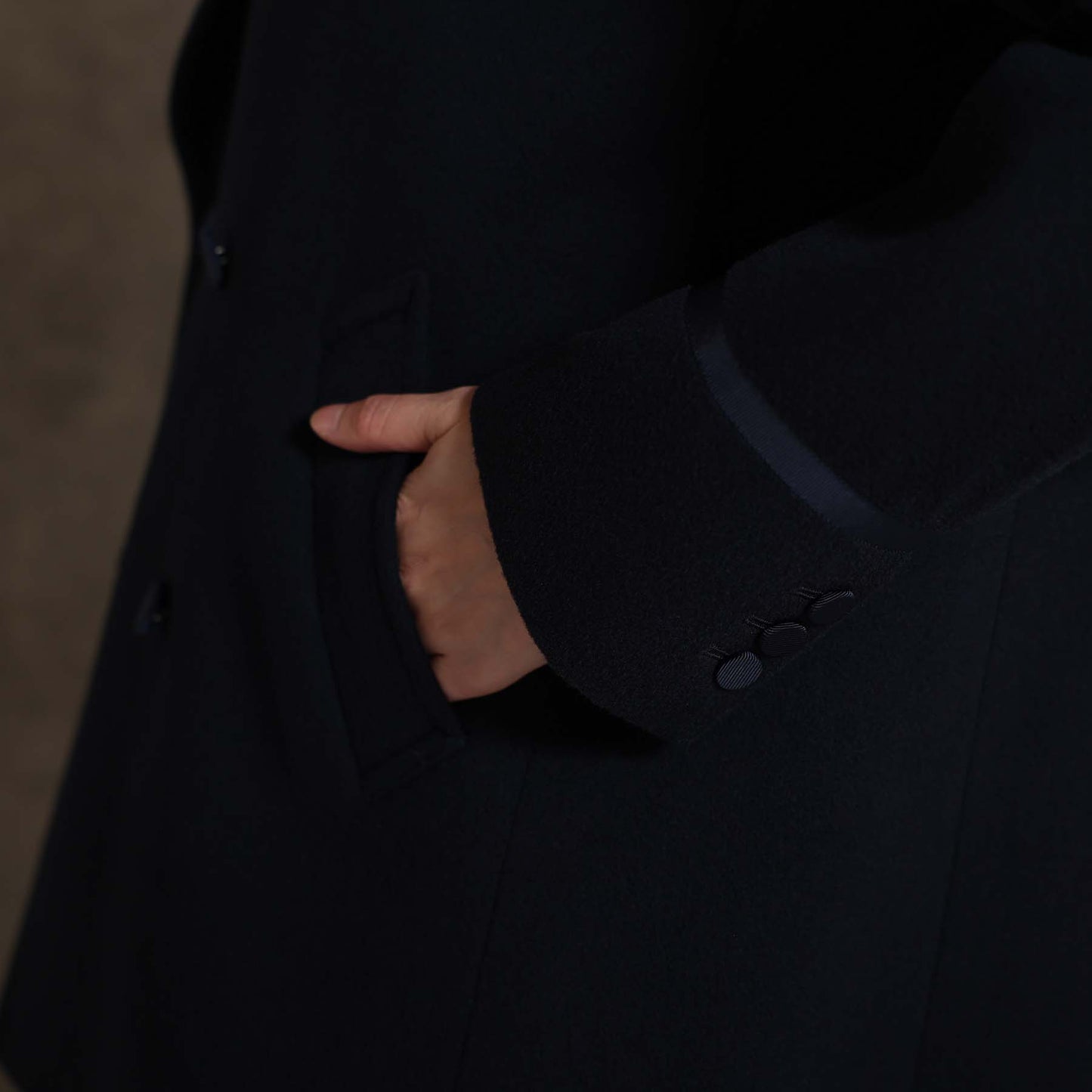 2026AW【11月中旬お届け予定】 F-JK-17「Pure cashmere」Pea jacket【全3色】