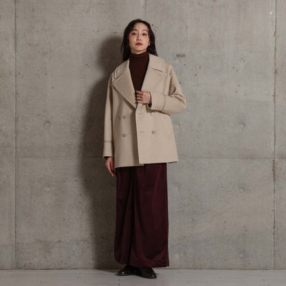 2026AW【11月中旬お届け予定】 F-JK-17「Pure cashmere」Pea jacket【全3色】