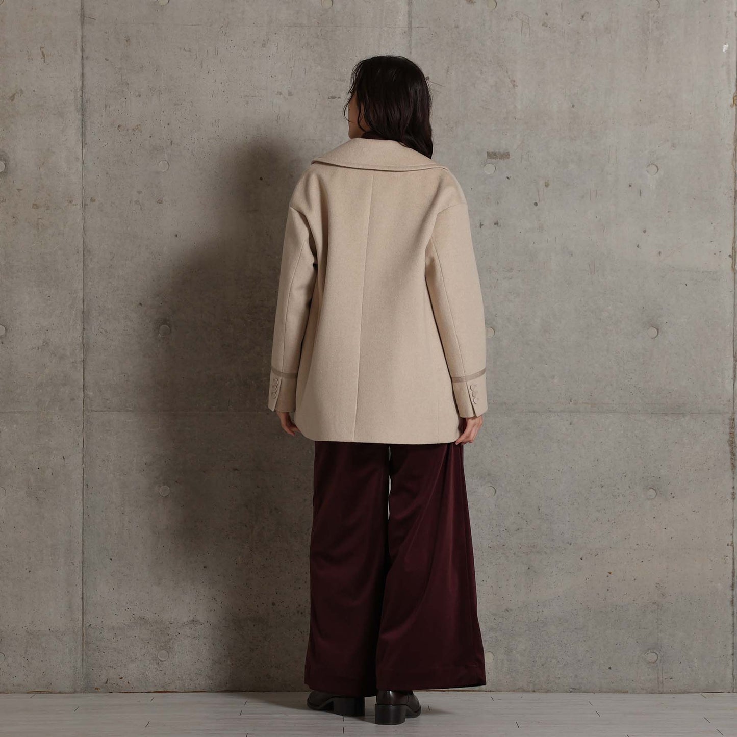2026AW【11月中旬お届け予定】 F-JK-17「Pure cashmere」Pea jacket【全3色】