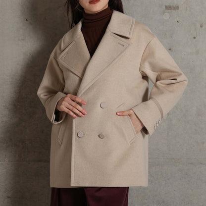 2026AW【11月中旬お届け予定】 F-JK-17「Pure cashmere」Pea jacket【全3色】