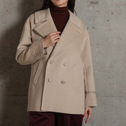 2026AW【11月中旬お届け予定】 F-JK-17「Pure cashmere」Pea jacket【全3色】