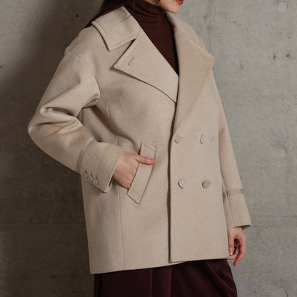 2026AW【11月中旬お届け予定】 F-JK-17「Pure cashmere」Pea jacket【全3色】