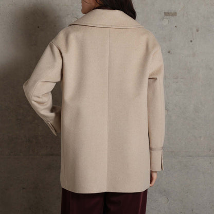 2026AW【11月中旬お届け予定】 F-JK-17「Pure cashmere」Pea jacket【全3色】