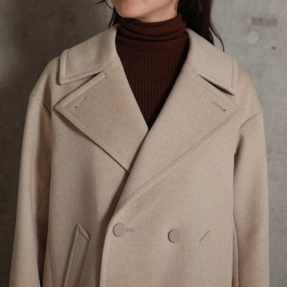 2026AW【11月中旬お届け予定】 F-JK-17「Pure cashmere」Pea jacket【全3色】