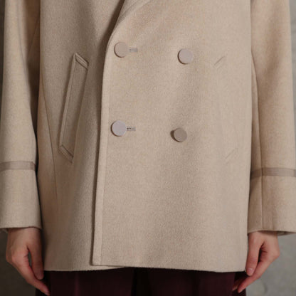 2026AW【11月中旬お届け予定】 F-JK-17「Pure cashmere」Pea jacket【全3色】