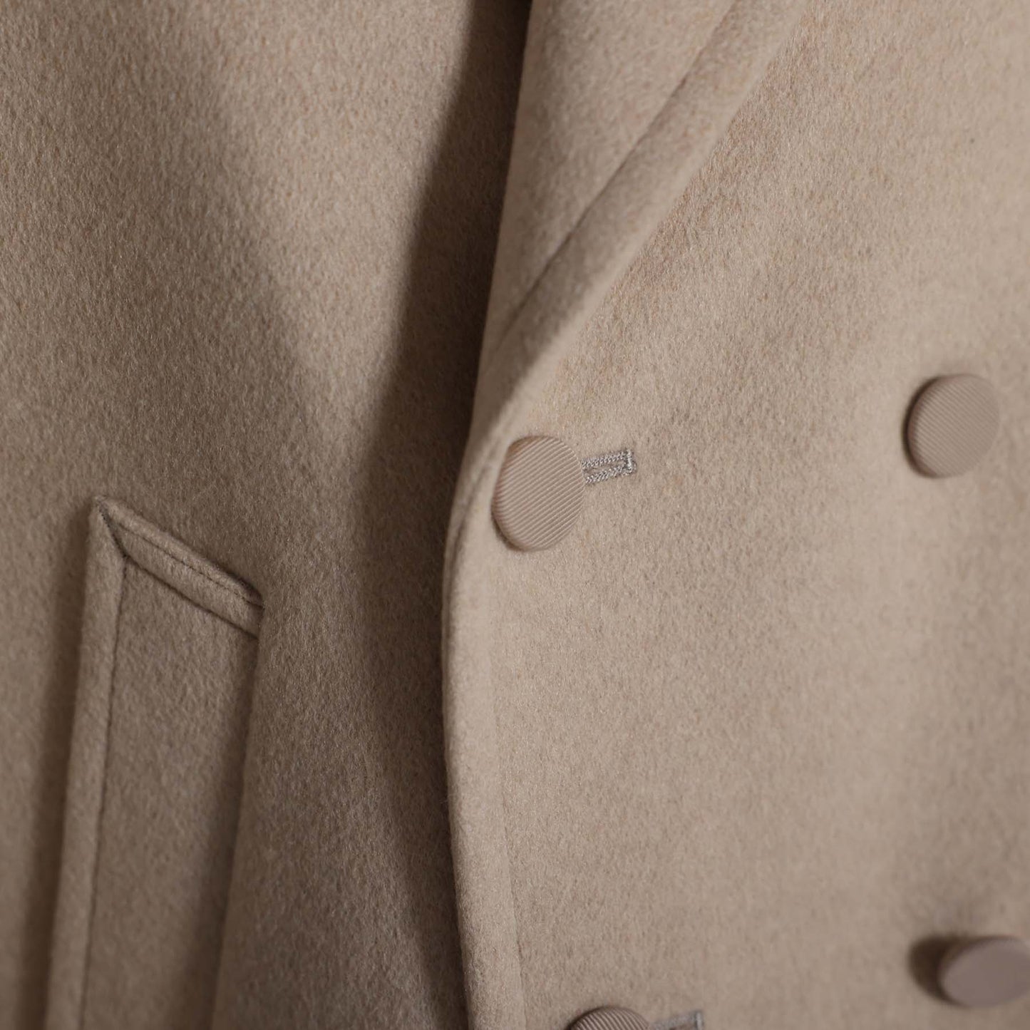 2026AW【11月中旬お届け予定】 F-JK-17「Pure cashmere」Pea jacket【全3色】