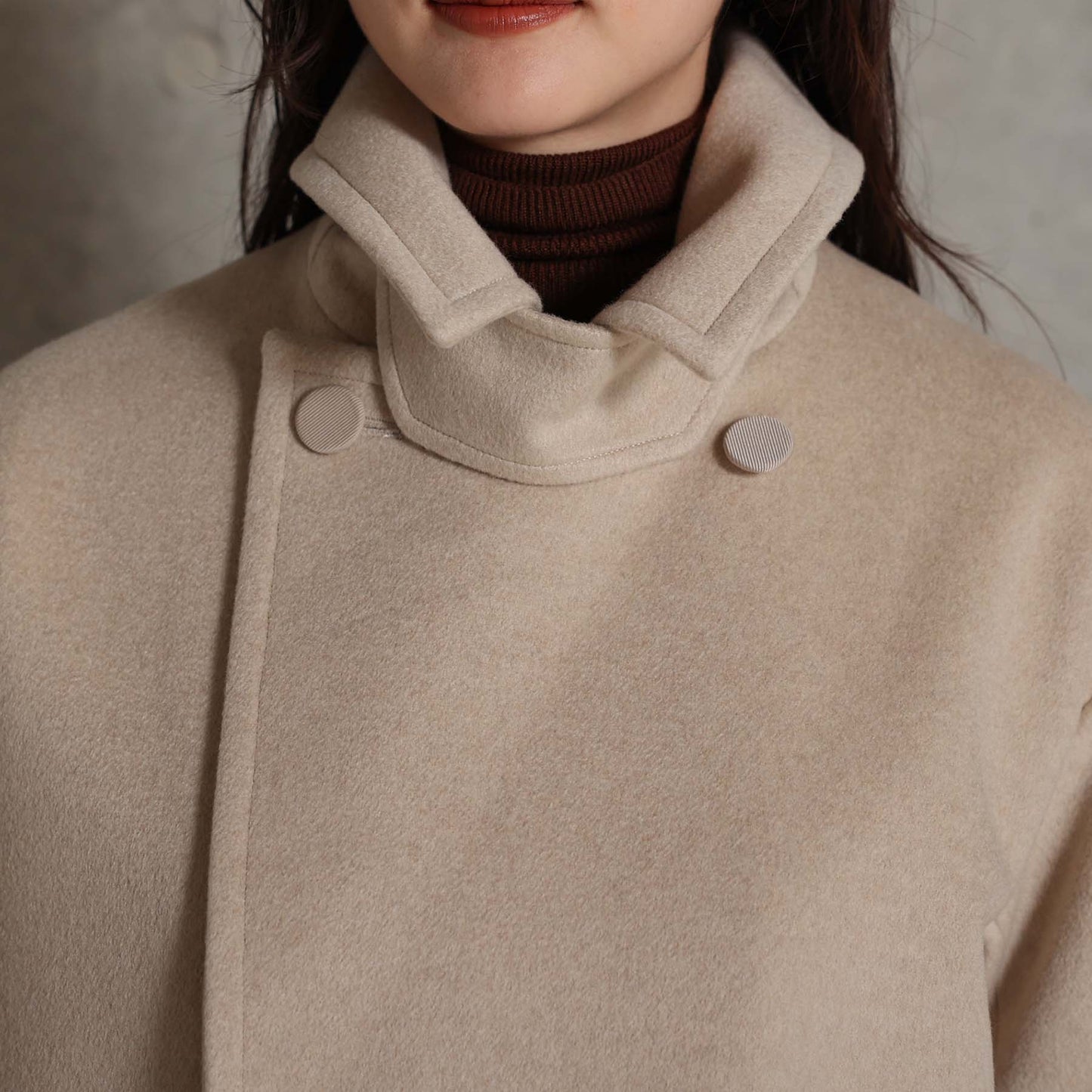 2026AW【11月中旬お届け予定】 F-JK-17「Pure cashmere」Pea jacket【全3色】