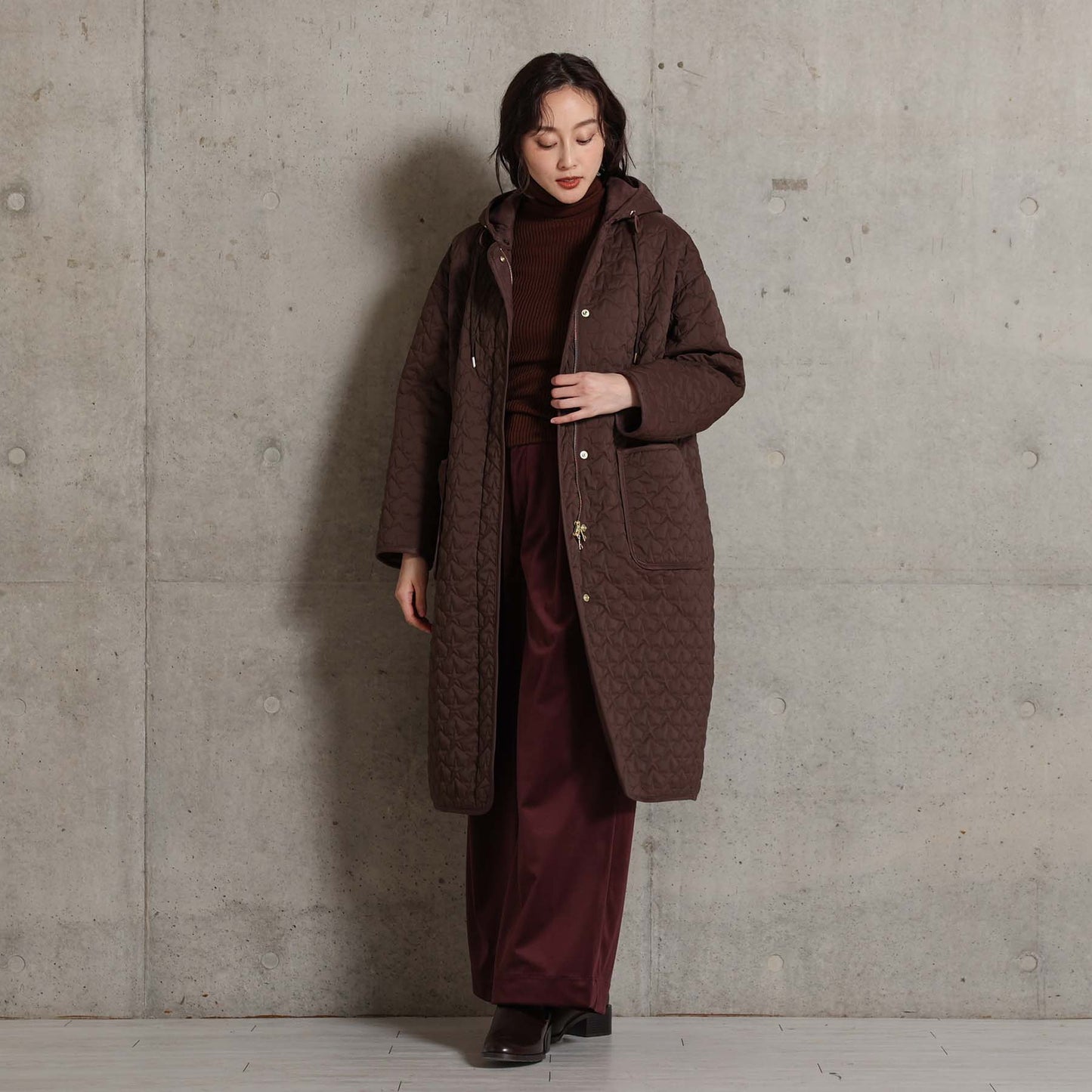 2026AW【12月中旬お届け予定】 F-JK-15S「Stella quilt」2way coat【全2色】