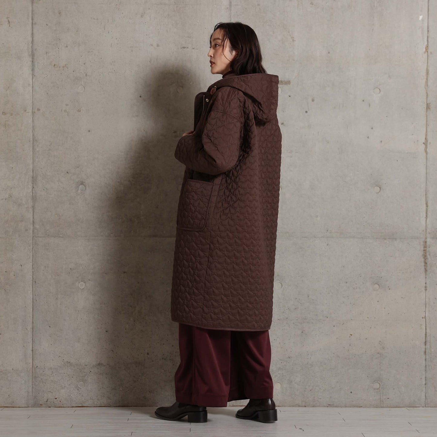 2026AW【12月中旬お届け予定】 F-JK-15S「Stella quilt」2way coat【全2色】