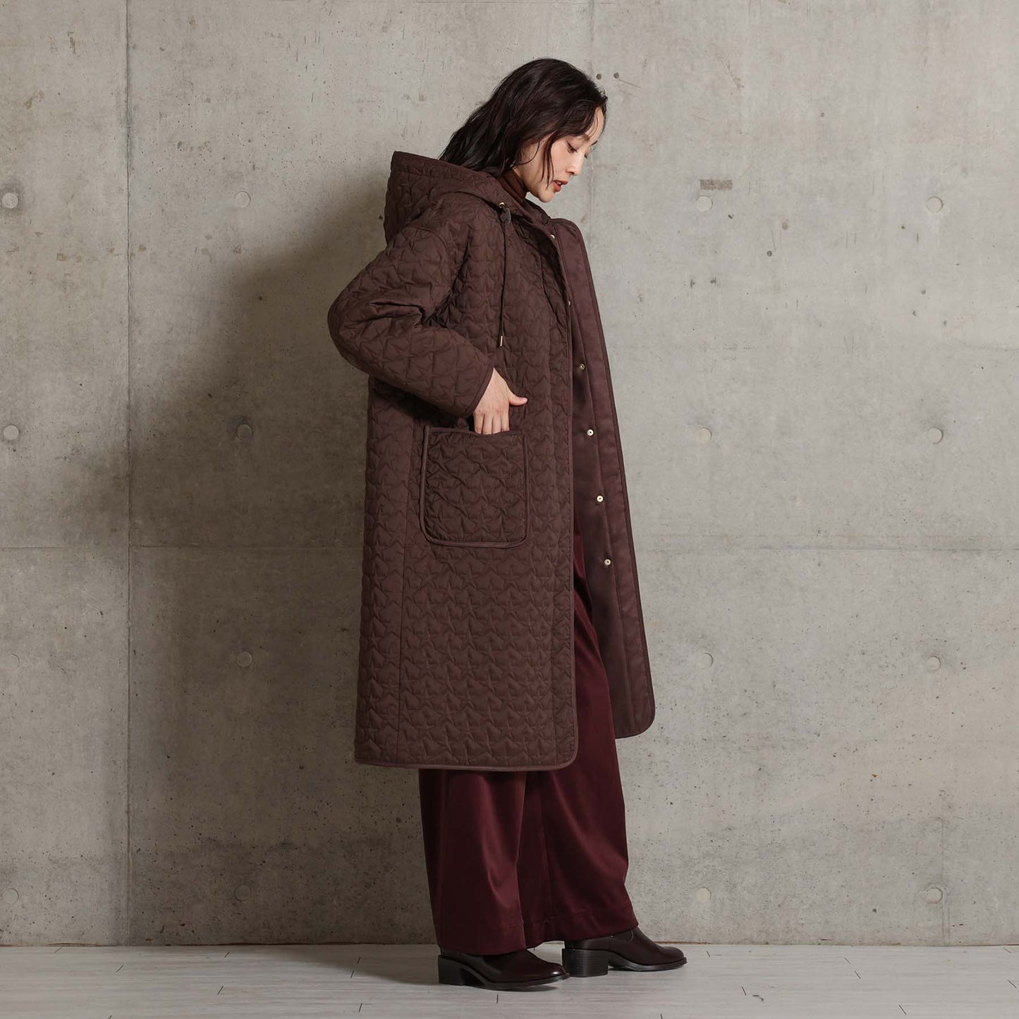 2026AW【12月中旬お届け予定】 F-JK-15S「Stella quilt」2way coat【全2色】