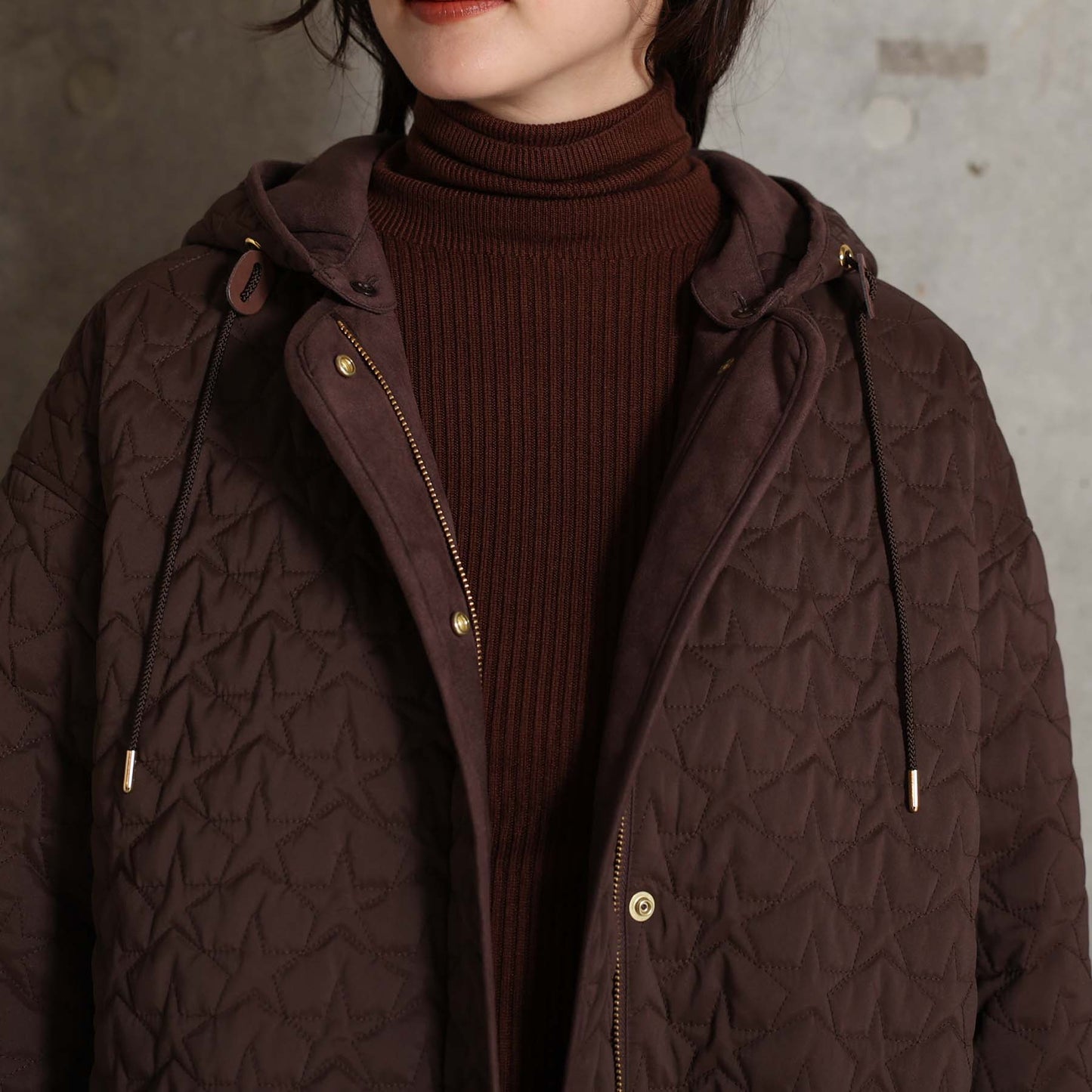 2026AW【12月中旬お届け予定】 F-JK-15S「Stella quilt」2way coat【全2色】
