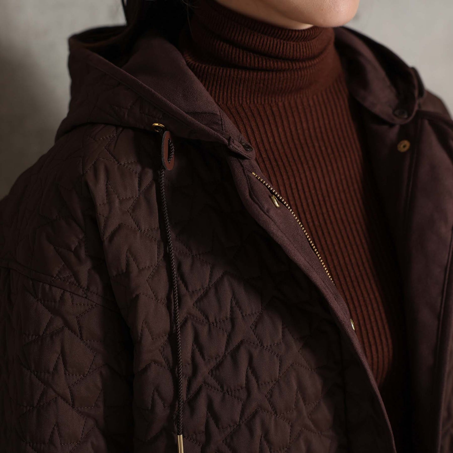 2026AW【12月中旬お届け予定】 F-JK-15S「Stella quilt」2way coat【全2色】