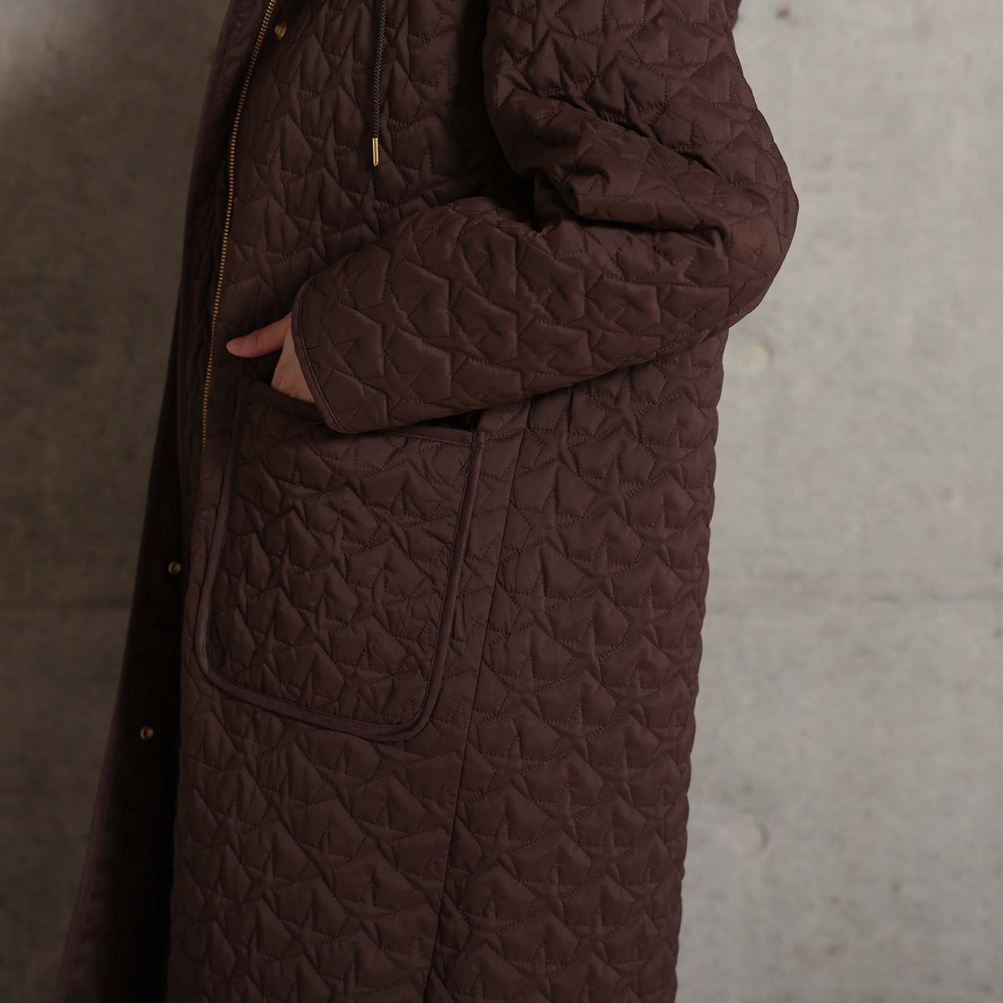 2026AW【12月中旬お届け予定】 F-JK-15S「Stella quilt」2way coat【全2色】