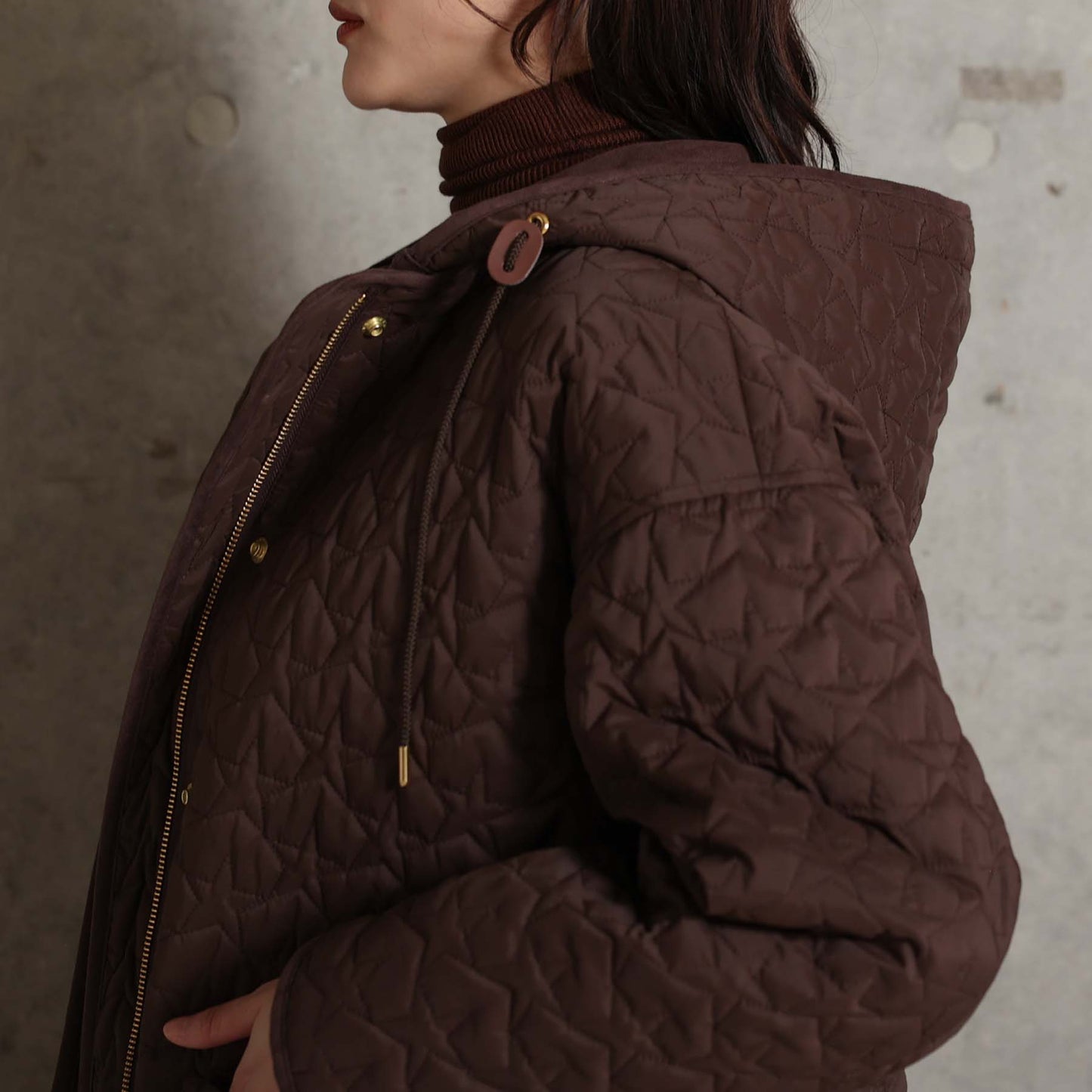 2026AW【12月中旬お届け予定】 F-JK-15S「Stella quilt」2way coat【全2色】