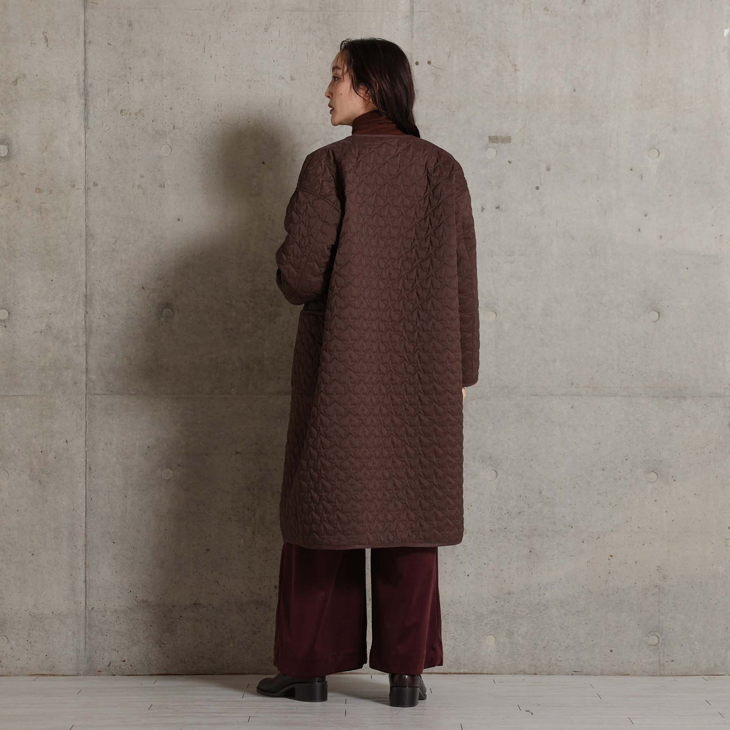 2026AW【12月中旬お届け予定】 F-JK-15S「Stella quilt」2way coat【全2色】