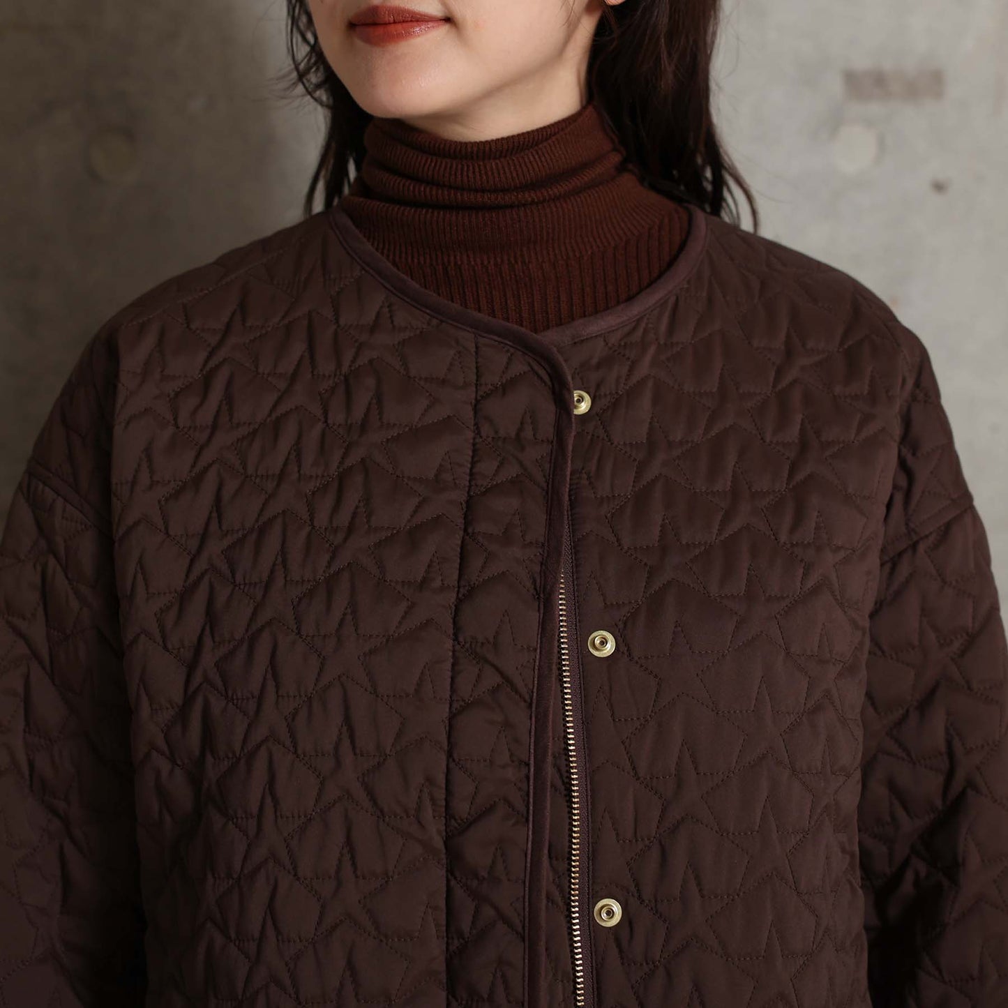 2026AW【12月中旬お届け予定】 F-JK-15S「Stella quilt」2way coat【全2色】