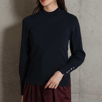 2026AW【10月下旬お届け予定】 F-KN-06H「Earring cuff」High-neck knit【全5色】