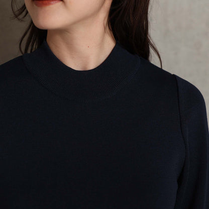 2026AW【10月下旬お届け予定】 F-KN-06H「Earring cuff」High-neck knit【全5色】