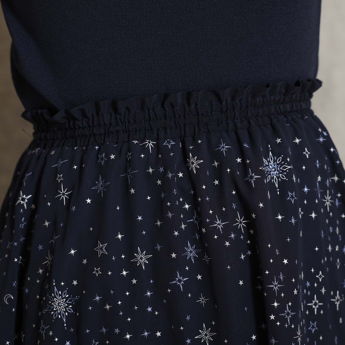 2026AW【10月中旬お届け予定】 F-SK-14「Nocturne Veil」Long skirt【全2色】