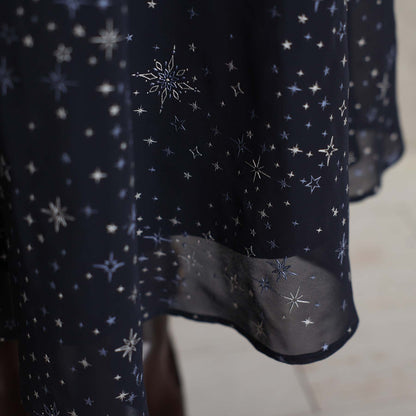 2026AW【10月中旬お届け予定】 F-SK-14「Nocturne Veil」Long skirt【全2色】
