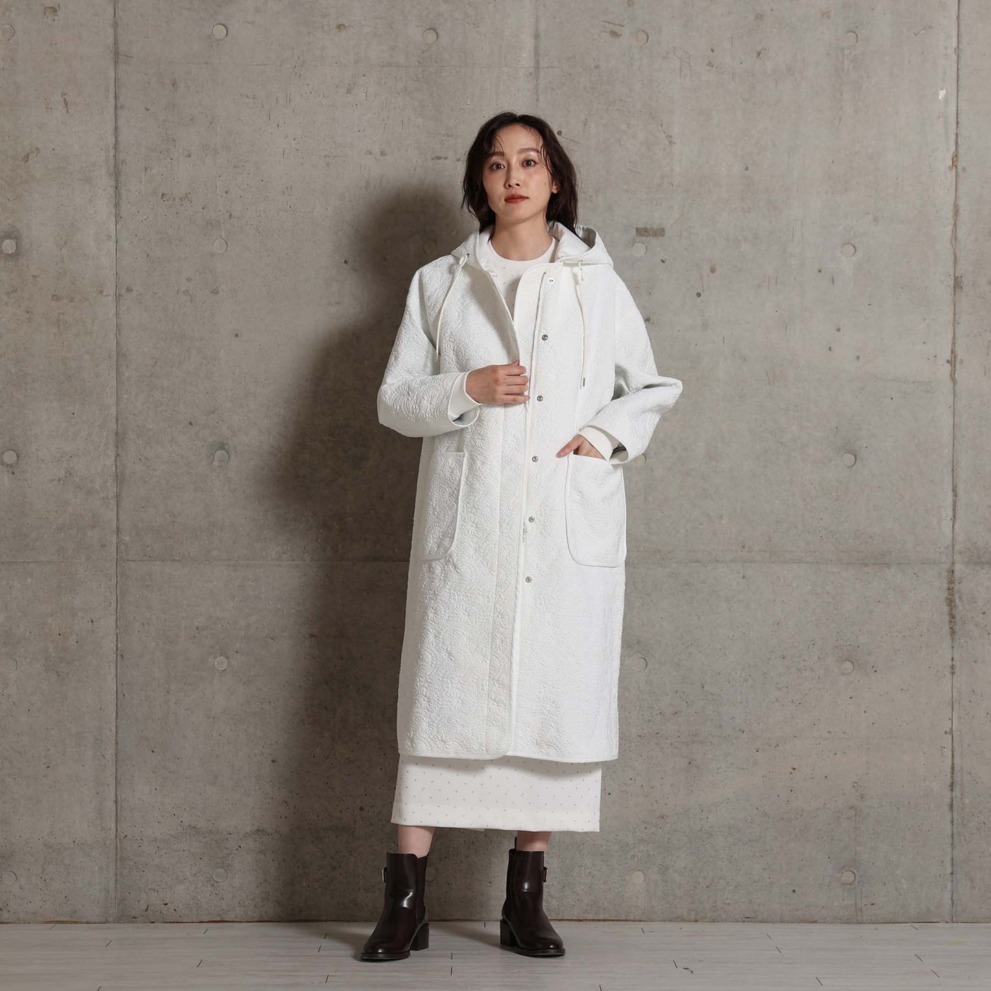 2026AW【12月中旬お届け予定】 F-JK-15「Boutis Relief」2way coat【全3色】