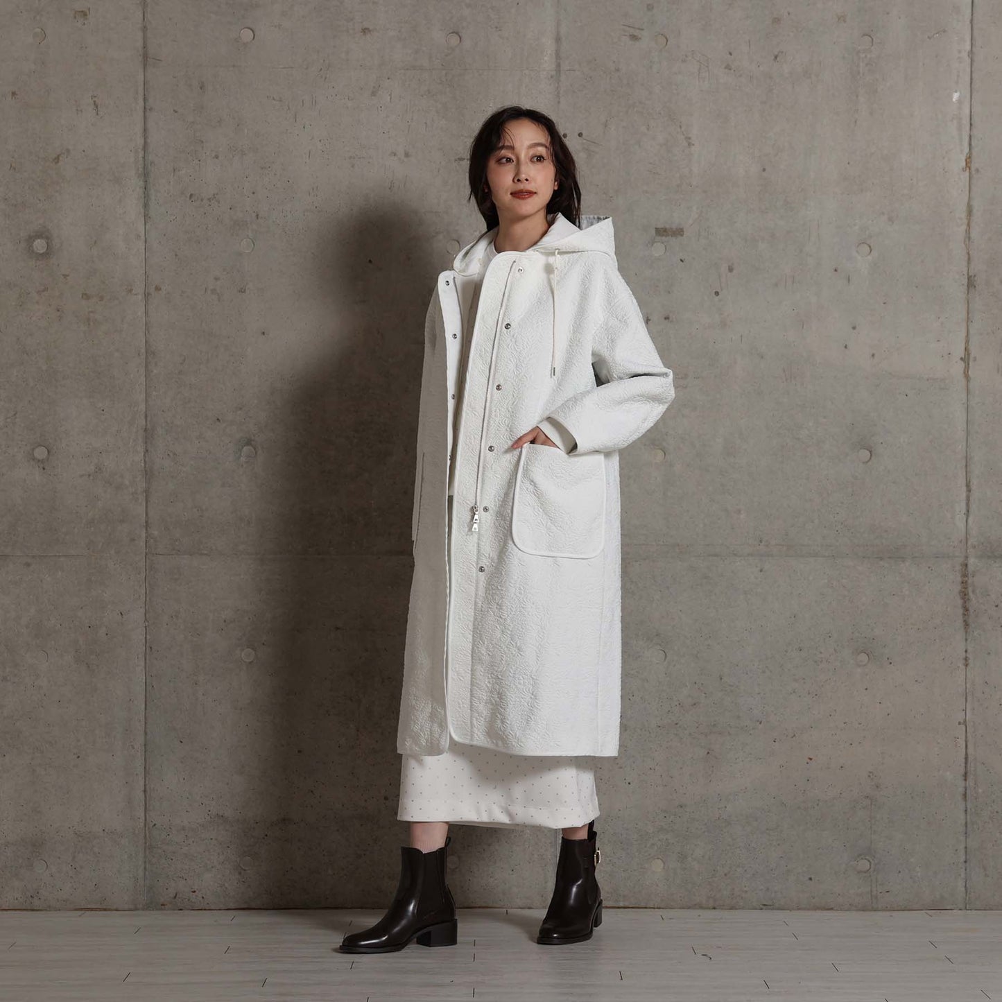 2026AW【12月中旬お届け予定】 F-JK-15「Boutis Relief」2way coat【全3色】