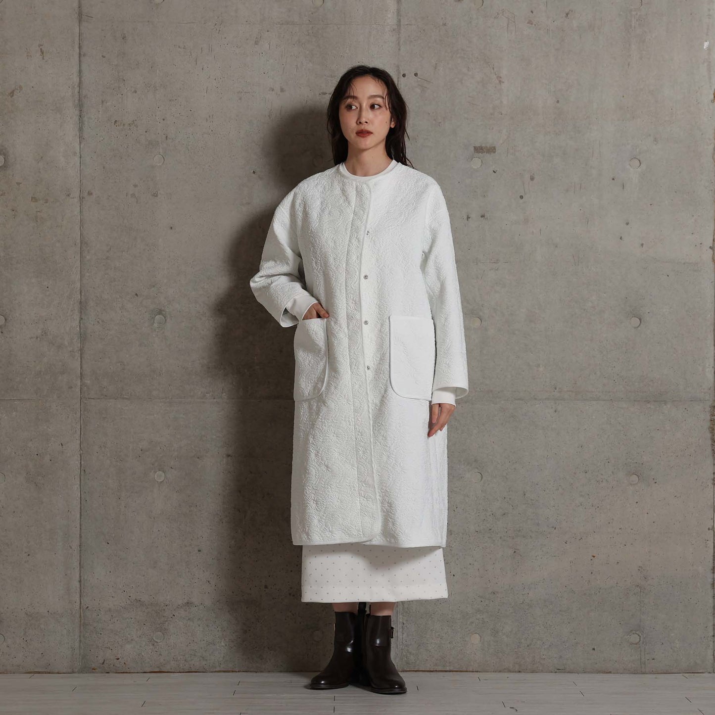2026AW【12月中旬お届け予定】 F-JK-15「Boutis Relief」2way coat【全3色】