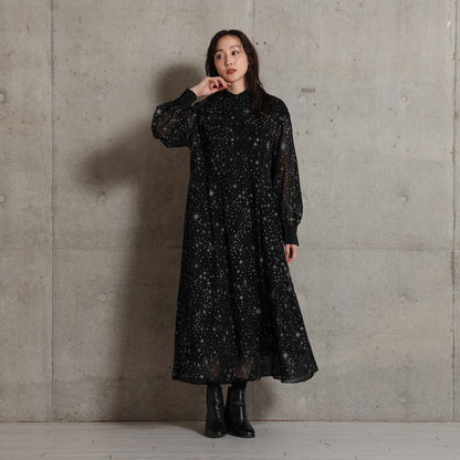 2026AW【9月中旬お届け予定】 F-DR-08「Nocturne Veil」Long dress【全2色】