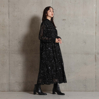 2026AW【9月中旬お届け予定】 F-DR-08「Nocturne Veil」Long dress【全2色】
