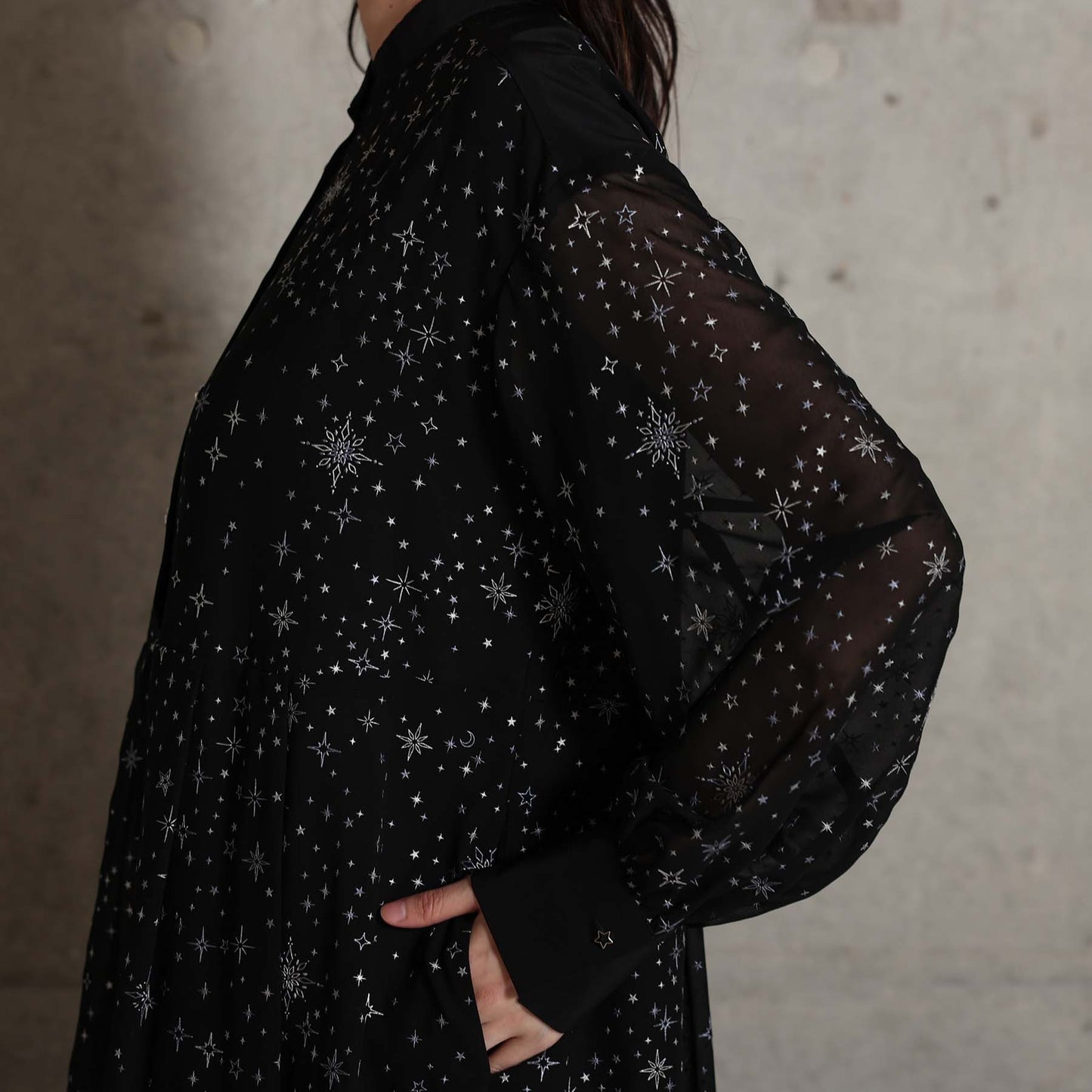 2026AW【9月中旬お届け予定】 F-DR-08「Nocturne Veil」Long dress【全2色】