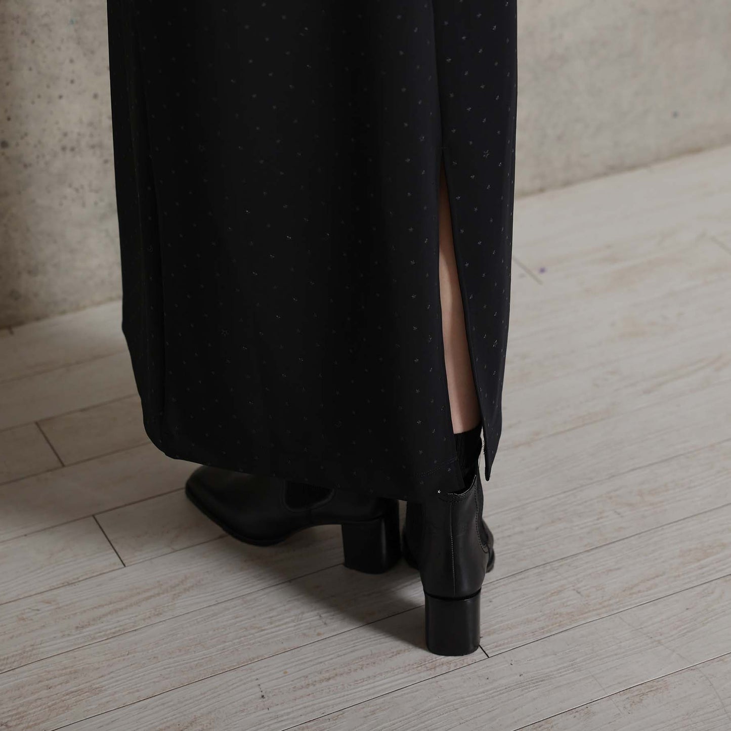 2026AW【10月中旬お届け予定】 F-DR-07「Stella dot knit」Long dress【全2色】