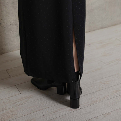 2026AW【10月中旬お届け予定】 F-DR-07「Stella dot knit」Long dress【全2色】