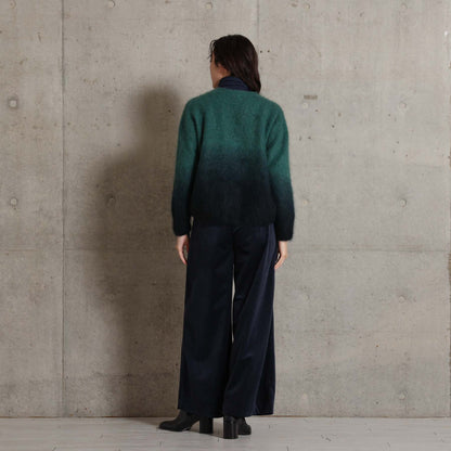2026AW【10月下旬お届け予定】 F-KN-07「Pure Feather cashmere」V-neck cardigan【全4色】