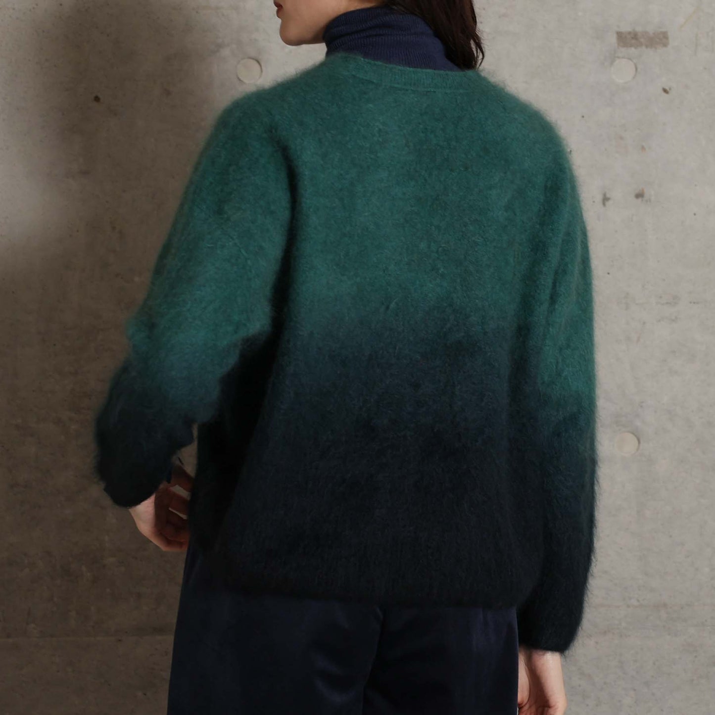 2026AW【10月下旬お届け予定】 F-KN-07「Pure Feather cashmere」V-neck cardigan【全4色】
